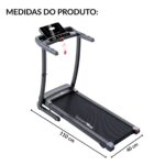 Esteira Ergométrica 2.1HP 12 KM/H 220V - IWEST21HP02 - 2
