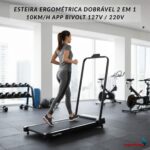 Esteira Ergométrica 2 Em 1 10Km/H App Bivolt 127v / 220v - IWEST2X1 - 3