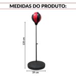 Bola de Reação Boxe Com Base e Luvas 135cm - BW412 - 2