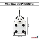 Mala Infantil 3 Em 1 Com Caixa De Som, Microfone E Bloco De Montar Panda - BW361PAN - 2
