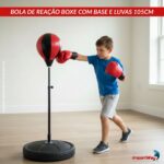 Bola de Reação Boxe Com Base e Luvas 105cm - BW411 - 3