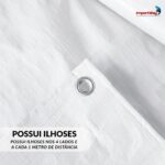 Lona Plástica De Polietileno 70G/M2 Branco 4x4M - IWLP44BR - 4
