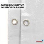 Lona Plástica De Polietileno 70G/M2 Branco 4x4M - IWLP44BR - 8