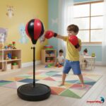 Bola de Reação Boxe Com Base e Luvas 105cm - BW411 - 8