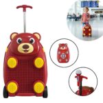 Mala Infantil 3 Em 1 Com Caixa De Som, Microfone E Bloco De Montar Urso - BW361URS - 1