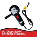 Esmerilhadeira Angular 127V - IWEA110 - 10