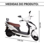 Scooter Elétrica 1000W Freio A Disco, Alarme E Chave antifurto - IWMV008 - 2