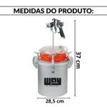 Tanque De Pressão 10L Com Pistola Para Pintura - IWPP002 - 2