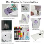 Mini Máquina De Costura Portátil Com Mesa E Kit DE Costura - IWMC507K - 3