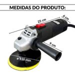 Esmerilhadeira Angular Com Lixa E Disco 127V - IWEALD01 - 2