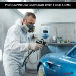 Pistola Pintura HVLP Copo 600ml 2 BICOS 1,4 e 1,7mm - IWPPHVLP2B - 3
