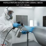 Pistola Sucção Copo 1000ML 3 Bicos 1,2 / 1,5 / 1,8 mm - IWPP001 - 3