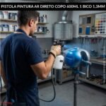 Pistola Pintura Ar Direto Copo 600ML 1 Bico 1,3MM - IWPPAD1B - 3
