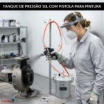 Tanque De Pressão 10L Com Pistola Para Pintura - IWPP002 - 3