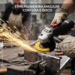Esmerilhadeira Angular Com Lixa E Disco 127V - IWEALD01 - 3