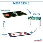 Mesa De Jogos 3 em 1 - BW406 - 4