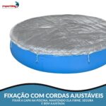 Capa Piscina Borda Estruturada Com Corda Para Amarrar Diâmetro 4,2M - IWPI006 - 4