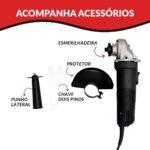 Esmerilhadeira Angular 127V - IWEA110 - 4