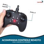 Avião Drone Planador Com Led E Controle Remoto - BW418 - 4