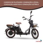 Bicicleta Scooter Elétrica 48V 500W Bateria Removível, Alarme E Chave antifurto - IWMV006 - 4