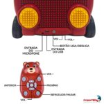 Mala Infantil 3 Em 1 Com Caixa De Som, Microfone E Bloco De Montar Urso - BW361URS - 5