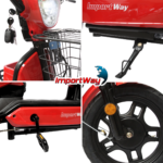Bicicleta Scooter Elétrica 48V 500W Alarme E Chave Antifurto - IWMV005 - 5