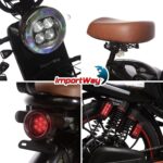 Bicicleta Scooter Elétrica 48V 500W Bateria Removível, Alarme E Chave antifurto - IWMV006 - 5