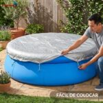 Capa Piscina Borda Estruturada Com Corda Para Amarrar Diâmetro 4,2M - IWPI006 - 6