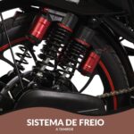Bicicleta Scooter Elétrica 48V 500W Bateria Removível, Alarme E Chave antifurto - IWMV006 - 6