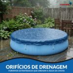 Capa Piscina Borda Estruturada Com Corda Para Amarrar Diâmetro 3,6M - IWPI005 - 7