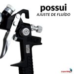 Pistola Pintura HVLP Copo 600ml 2 BICOS 1,4 e 1,7mm - IWPPHVLP2B - 8