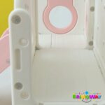 Playground Infantil 5 Em 1 Com Escorregador, Cesta, Telescópio, Ponte e Espaço Multifuncional Rosa - BW466RS - 9