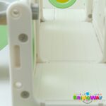 Playground Infantil 6 Em 1 Com Escorregador, Cesta, Telescópio, Ponte e Dois Espaços Multifuncional Verde - BW467VD - 9