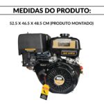 Motor Gasolina Estacionário 15hp 4 Tempos 420cc Way - IWMG4T15 - 2