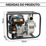 Motobomba A Gasolina 6,5hp 4 Tempos 3600rpm Way - IWMBG4T65 - 2
