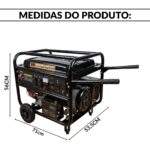 Gerador Energia Gasolina 10kva 800w 4 Tempos Bivolt Way - IWFG009 - 2