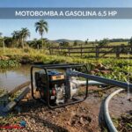 Motobomba A Gasolina 6,5hp 4 Tempos 3600rpm Way - IWMBG4T65 - 3