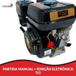 Motor Gasolina Estacionário 7hp 4 Tempos 212cc Way - IWMG4T07 - 4