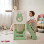 PlayGround Infantil 4 Em 1 Com Escorregador, Cesta E Telescópio Verde - BW465VD - 6