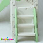 Playground Infantil 6 Em 1 Com Escorregador, Cesta, Telescópio, Ponte e Dois Espaços Multifuncional Verde - BW467VD - 7