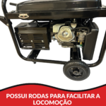 Gerador Energia Gasolina 9,38kva 7500w 4 Tempos Bivolt Way - IWFG008 - 8