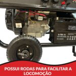 Gerador Energia Gasolina 10kva 800w 4 Tempos Bivolt Way - IWFG009 - 8
