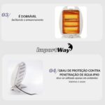 Aquecedor Elétrico Quartzo Portátil Domestico 700w 220v Way - IWELE052 - 9