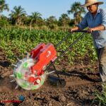 Plantadeira Adubadeira 14 Bicos 3kg Empurrar Rotativa Dupla - IWAS019 - 10