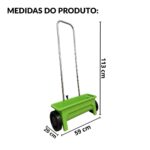 Espalhador De Adubo Adubadeira Semeadeira Gramado 10kg Verde - IWAS004VD - 2