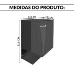 Secador De Mãos Automático 103m/s 1500w Preto 127v - IWELE033PT - 2