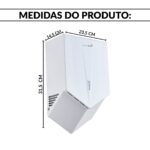 Secador De Mãos Automático 103m/s 1500w Branco 127v - IWELE033BR - 2