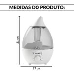 Umidificador De Ar Ambiente 1,3l Elétrico 127/220v - IWELE062 - 3