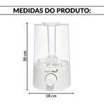 Umidificador De Ar Ambiente 2,5l Elétrico 127/220v Com Névoa - IWELE063BR - 3