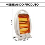 Aquecedor Elétrico Quartzo Portátil Domestico 700w 220v Way - IWELE052 - 2